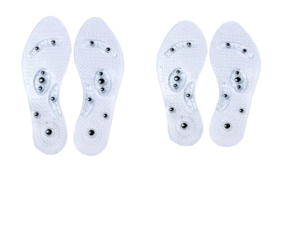 Magnet Magnetic Plus Elastomer Transparent Silicone Massage Insole Health Massage Insole Magnetic Therapy Anti-fatigue