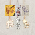 Custom Kids Drawing Painting Necklace Stainless Stee Personalized Children Artwork Pendant For Kids Mom Family Jewelry Gifts