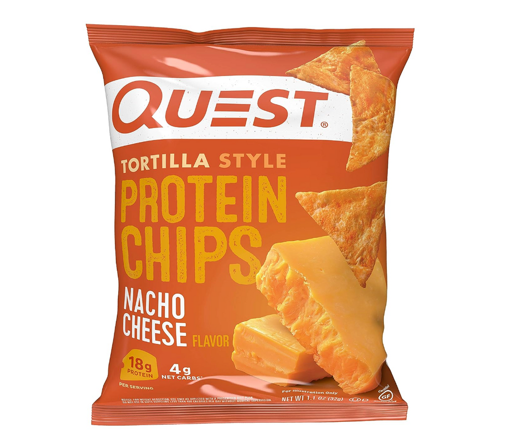 Quest Tortilla Style 18-20g Protein Chip Variety Pack, Chili Lime and Nacho Cheese 14 ct.