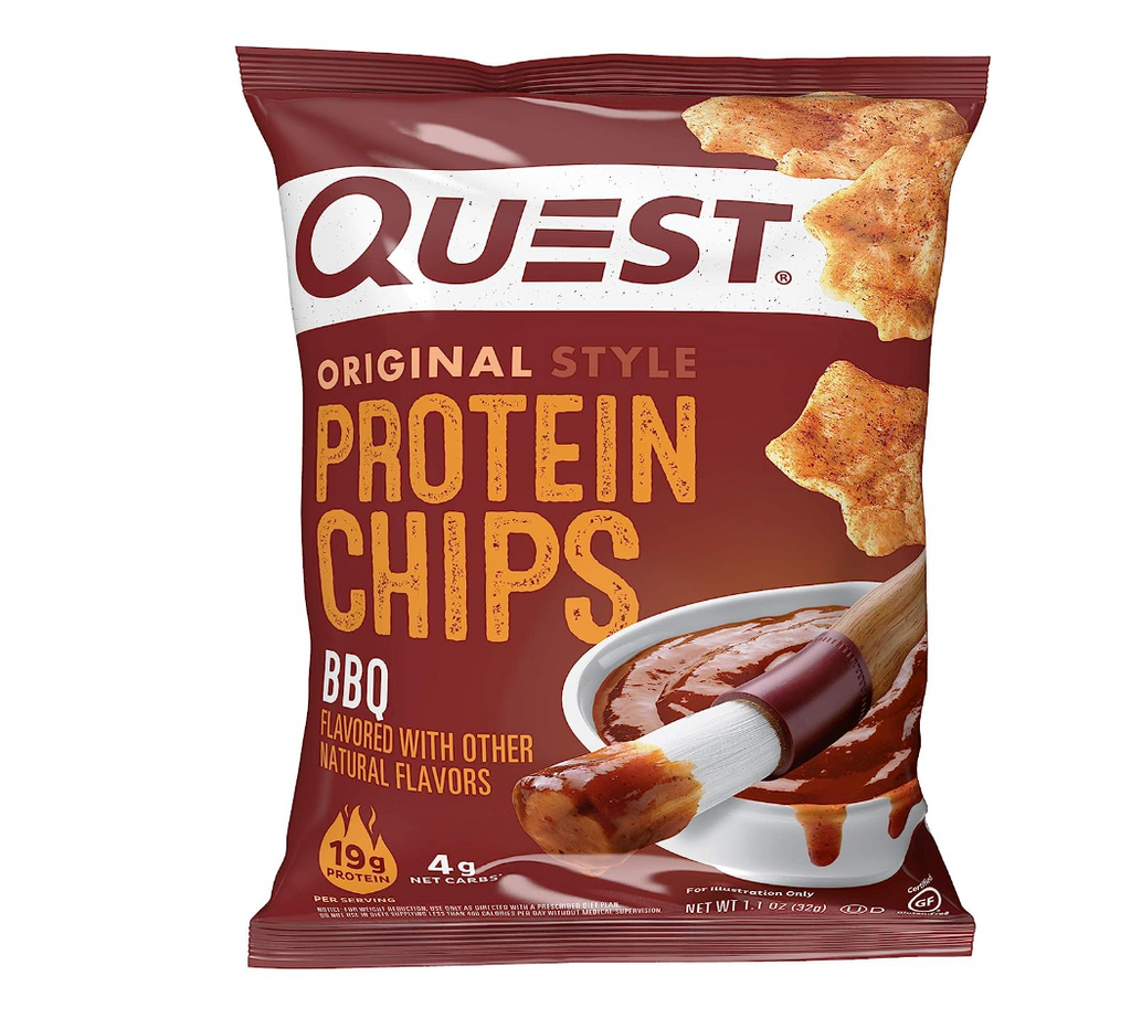 Quest Nutrition Protein Chips, BBQ, High Protein, Low Carb, 1.1 Ounce (Pack of 12)