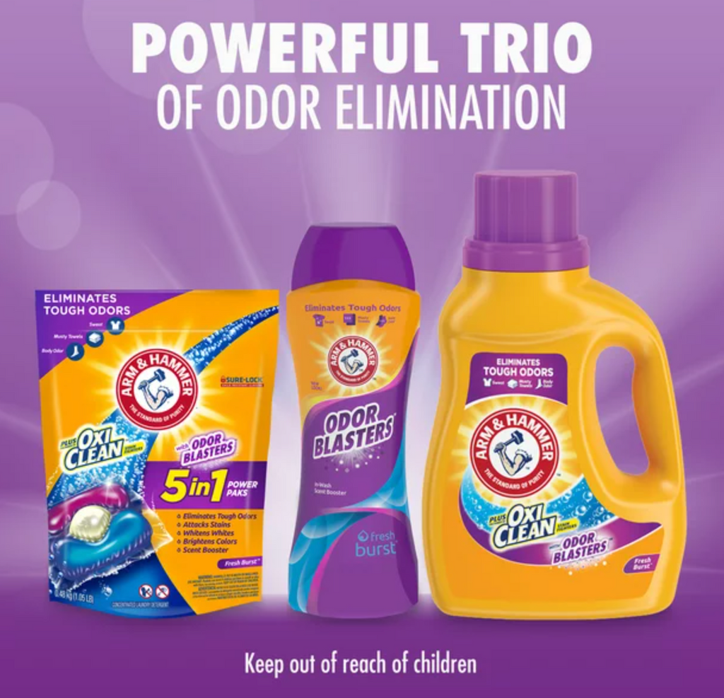 Arm & Hammer Clean Scentsations in-Wash Scent Booster (HE), Clean Meadow, 24 oz