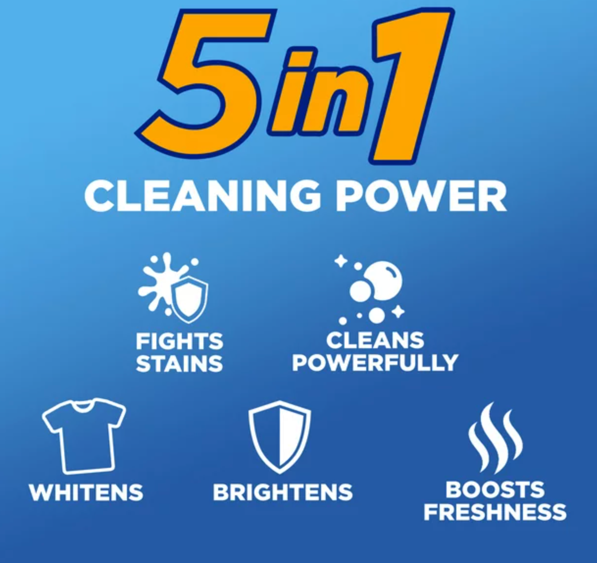 Arm Hammer Plus OxiClean Odor Blasters Fresh Burst, 128 Loads Liquid Laundry Det