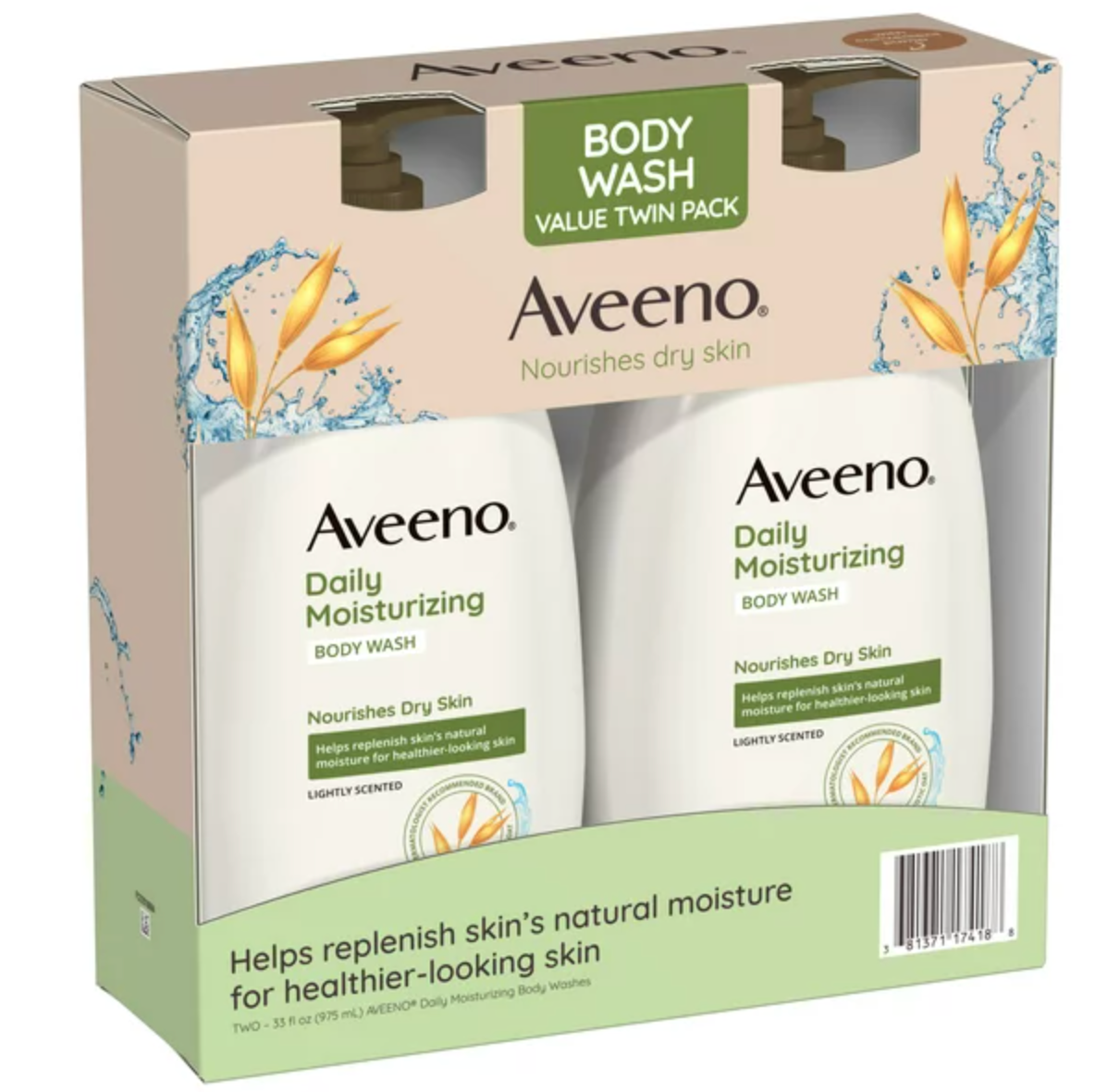 Aveeno Daily Moisturizing Body Wash 2x33 fl. oz