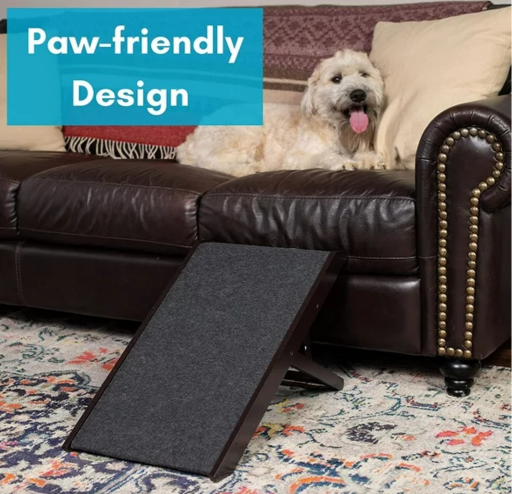 BirdRock Home 13" Adjustable Pet Ramp - Espresso