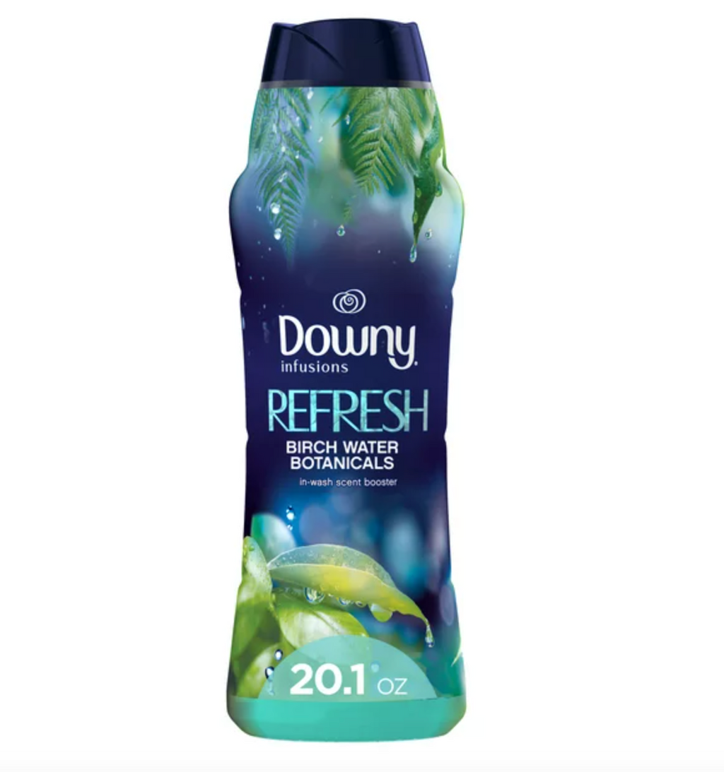 Downy Infusions in-Wash Scent Booster Beads, Refresh, Birch Water & Botanicals, 20.1 oz