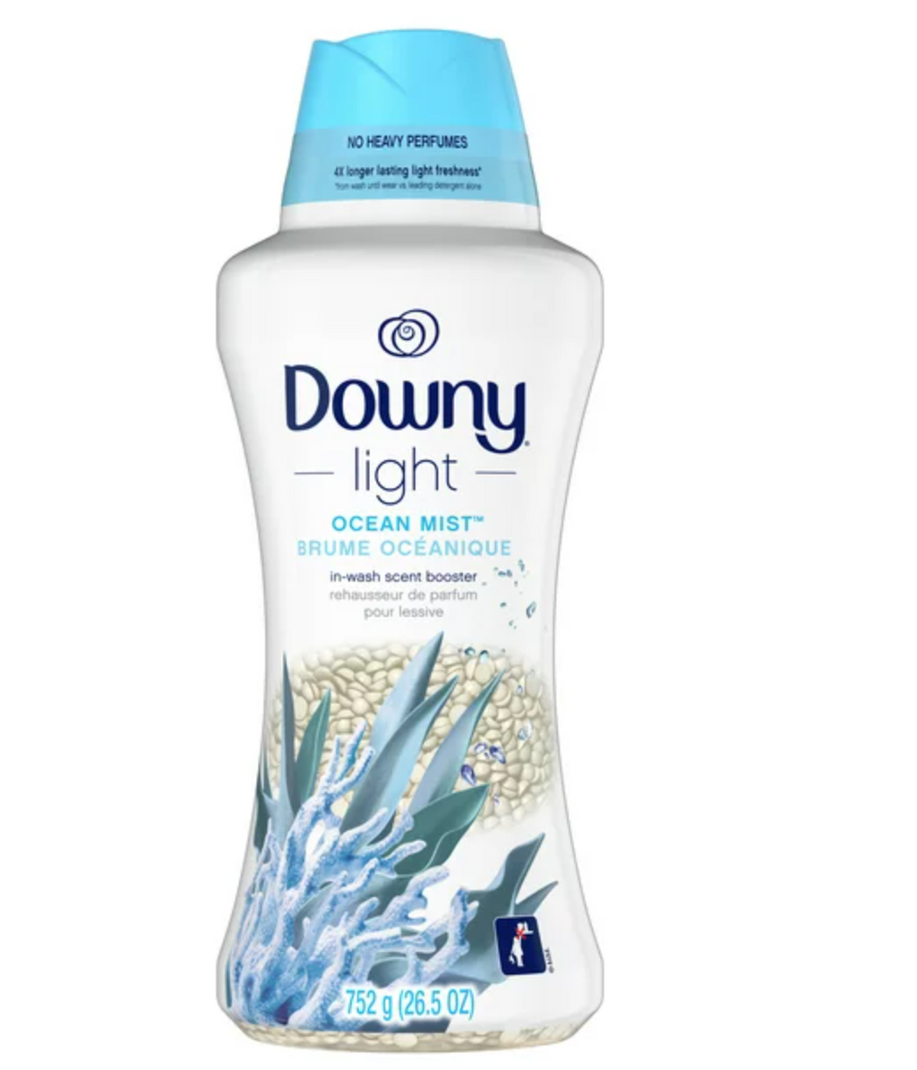 Downy Light Laundry Scent Booster Beads, Ocean Mist, 26.5 oz