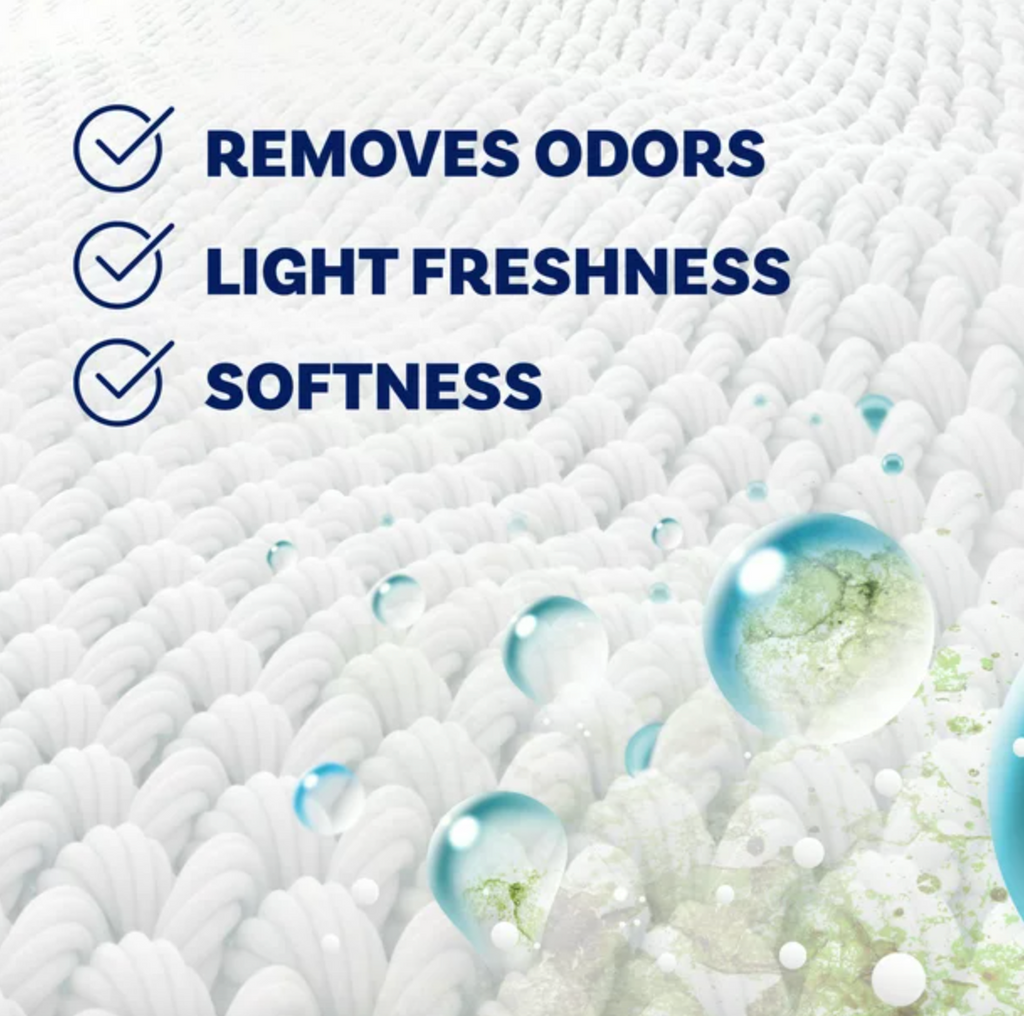 Downy Rinse & Refresh Liquid Laundry Odor Remover and Fabric Softener, Cool Cotton, 48.00 fl oz