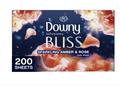 Downy Infusions Dryer Sheets, Bliss, Sparkling Amber & Rose, 200 Ct