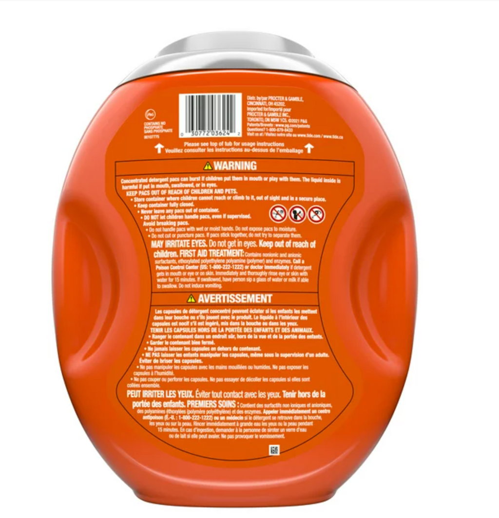 Tide Pods Laundry Detergent Soap Packs with Downy, April Fresh, 85 Ct