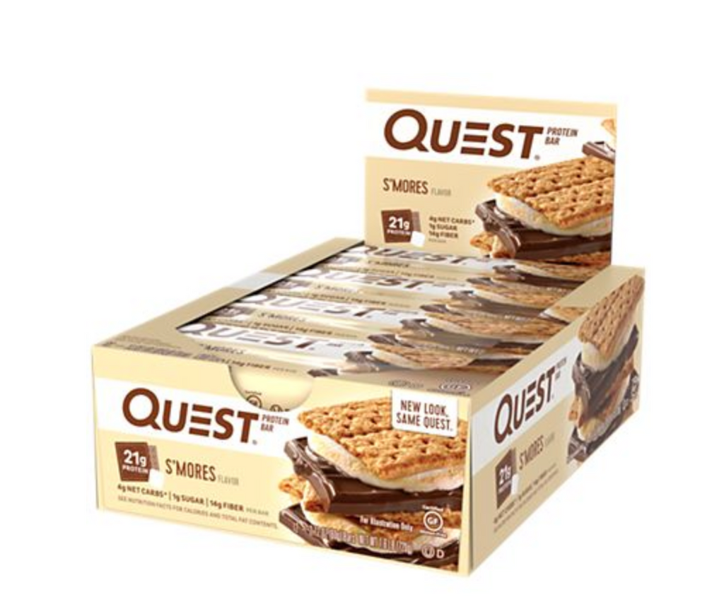 Quest Protein Bar - S'Mores (12 Bars)