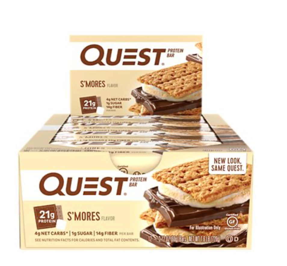 Quest Protein Bar - S'Mores (12 Bars)