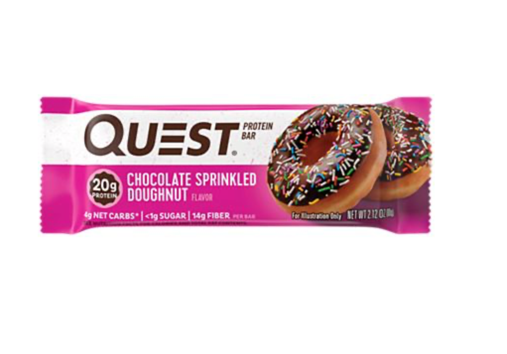 Quest Protein Bar - Chocolate Sprinkled Doughnut (12 Bars)