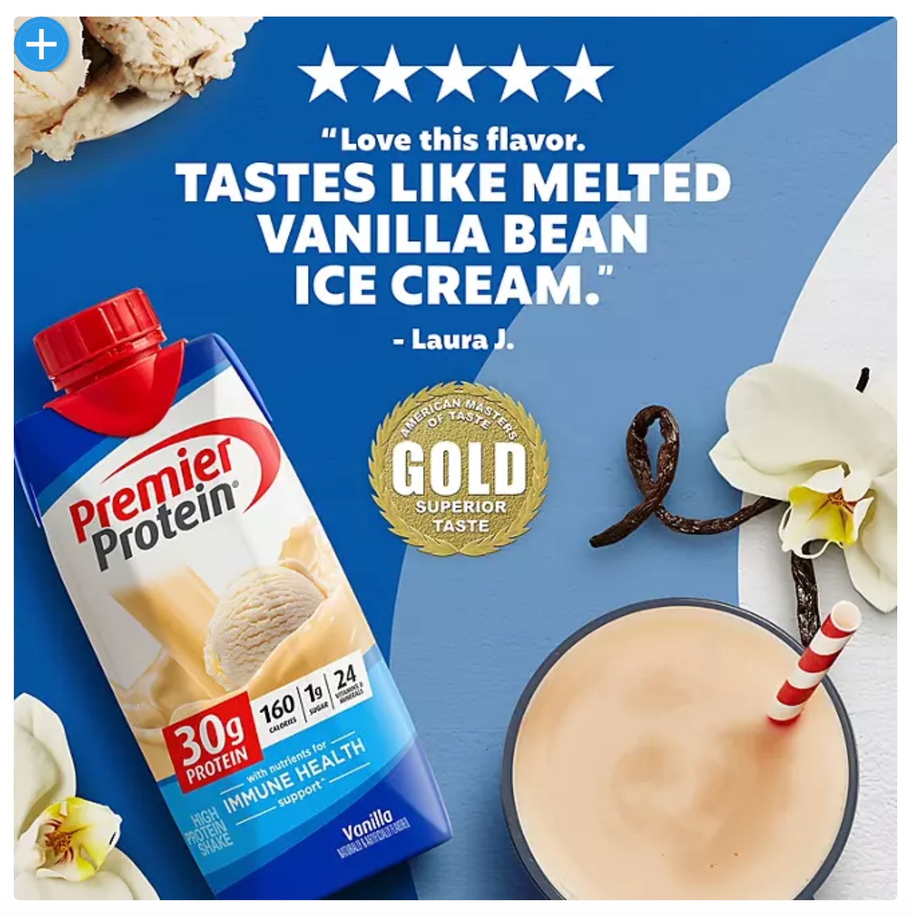 Premier Protein 30g. High Protein Shake, Vanilla (11 fl. oz., 15 pk.)