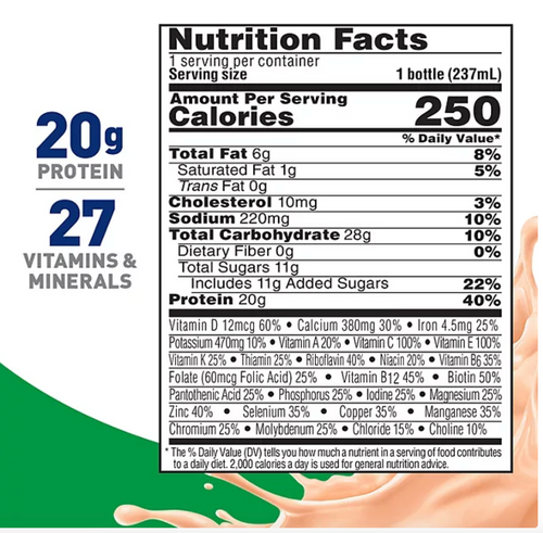 BOOST High Protein Drink, Vanilla (24 pk.)