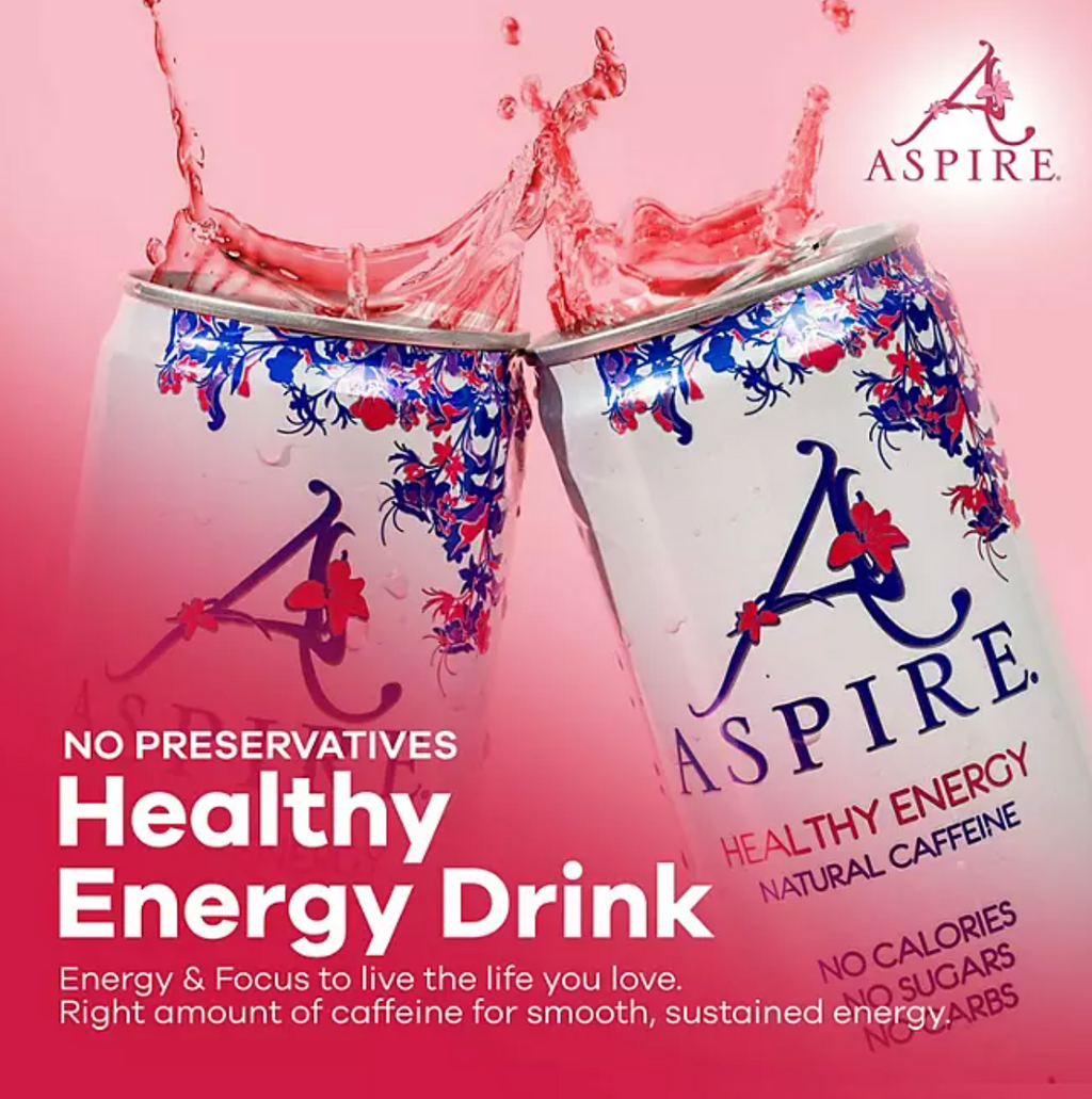 Aspire Healthy Energy Drinks Variety Pack (12 fl. oz., 15 pk.)