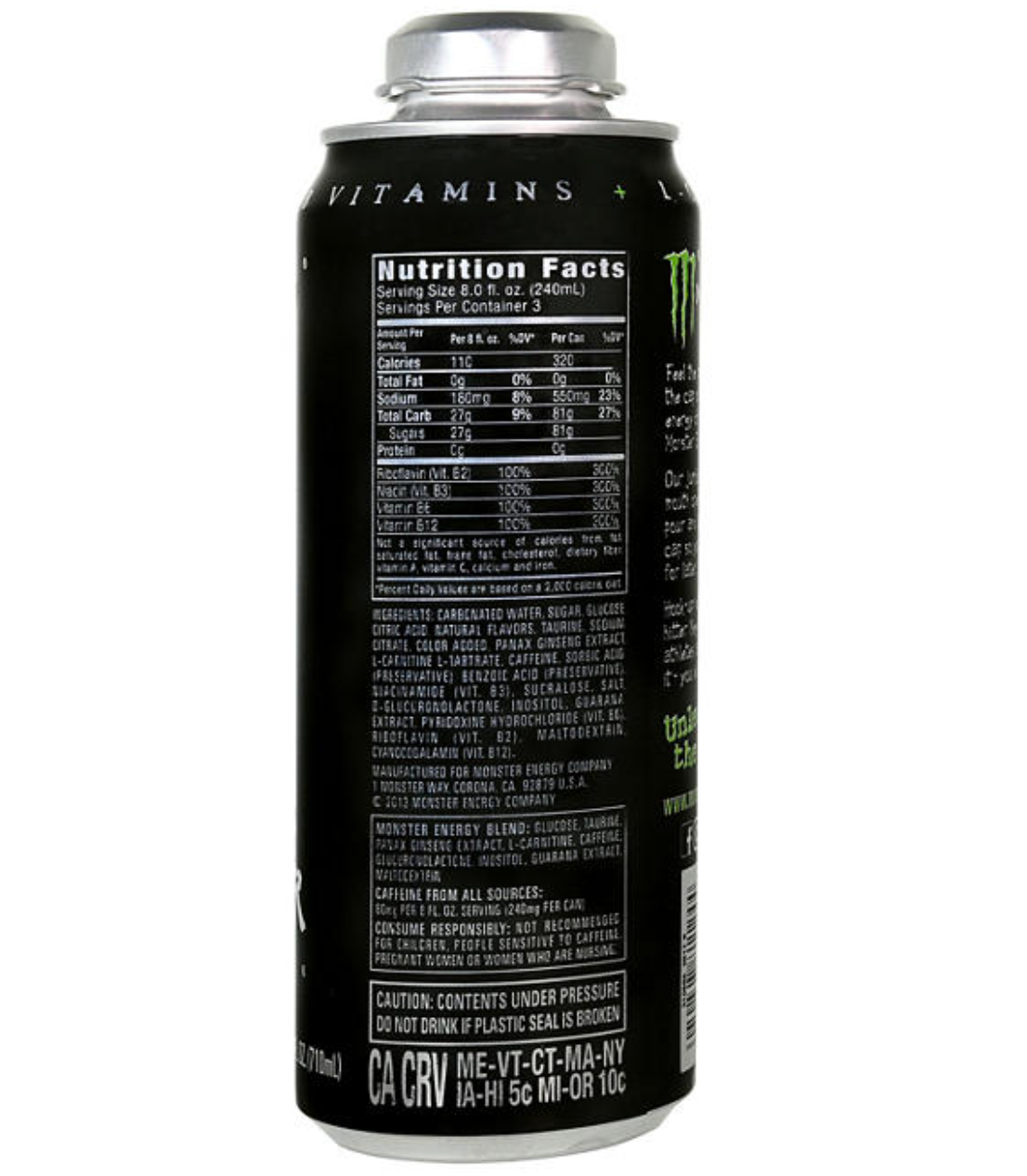 Monster Energy Mega Can Original (24 oz., 12 pk.)
