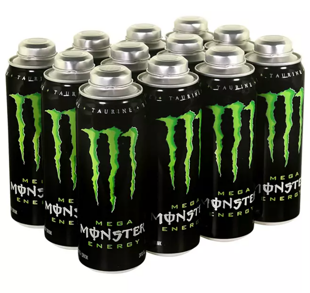 Monster Energy Mega Can Original (24 oz., 12 pk.)