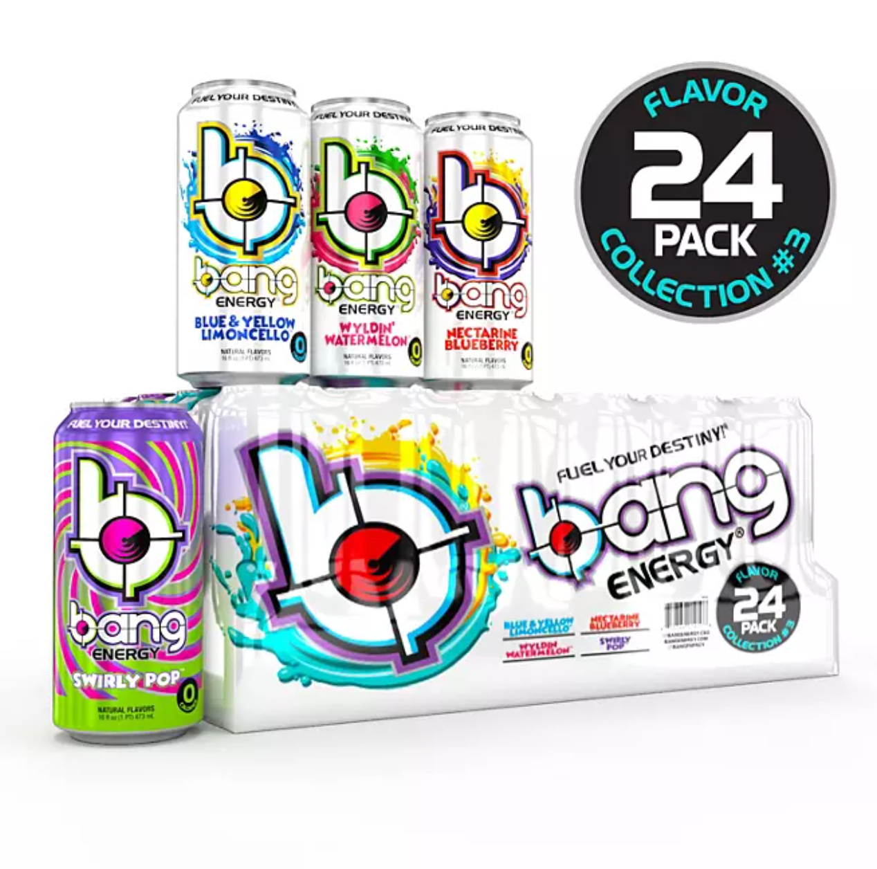 Bang Energy Pink Variety Pack (16 fl. oz., 24 pk.)