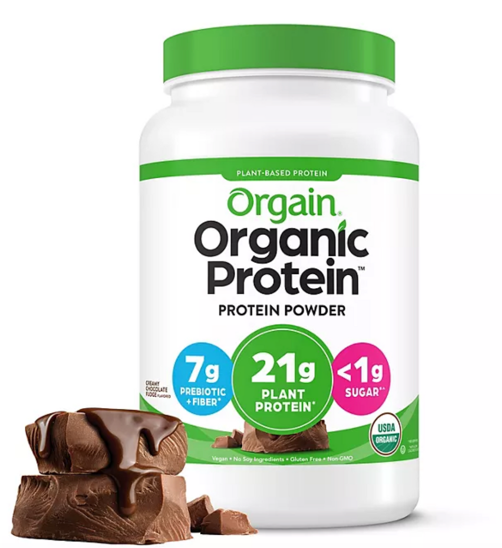 Orgain Organic Protein Plant Based Powder Creamy Chocolate Fudge (2.74 lbs.)