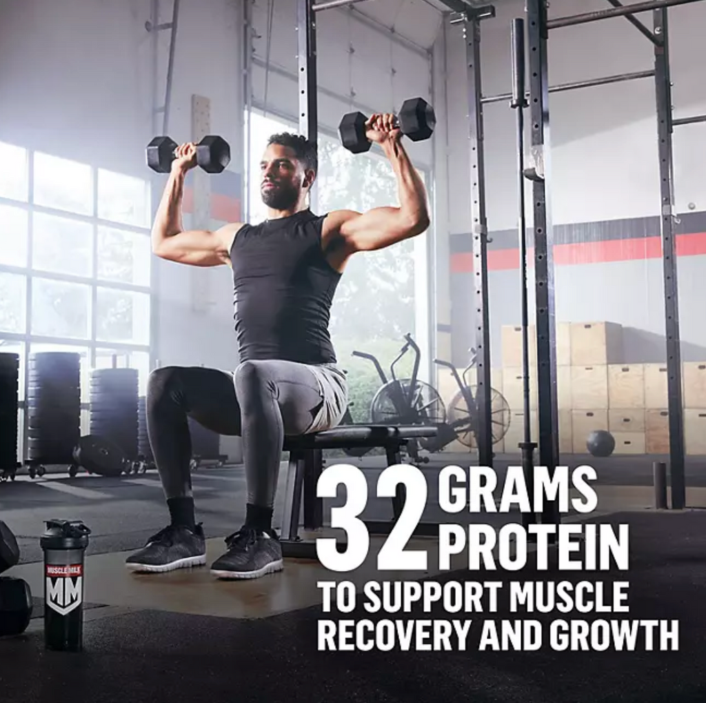Muscle Milk Genuine Protein Powder, Vanilla Cream (39.5 oz.)