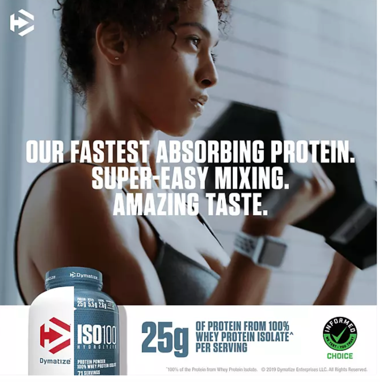 Dymatize ISO100 Hydrolyzed Protein Powder, Fruity Pebbles (25.7 oz.)