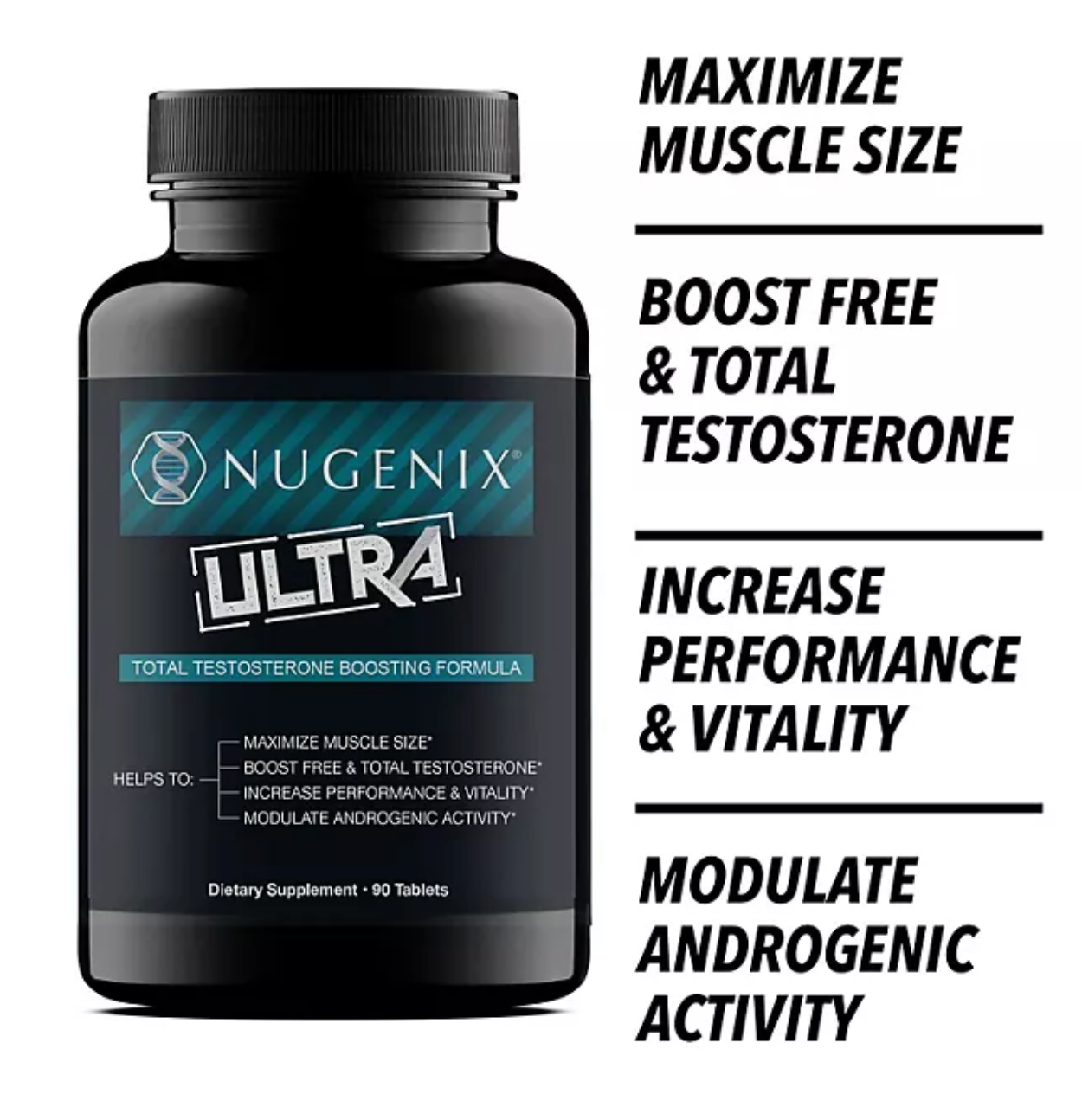 Nugenix ULTRA Total Testosterone Boosting Formula Dietary Supplement (90 ct.)