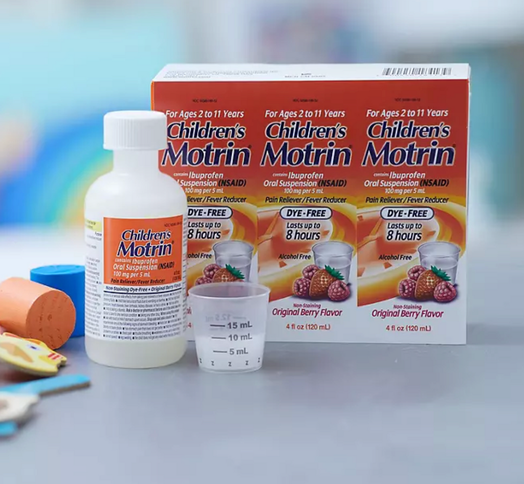 Children's Motrin Oral Suspension, Berry (4 oz., 3 pk.)
