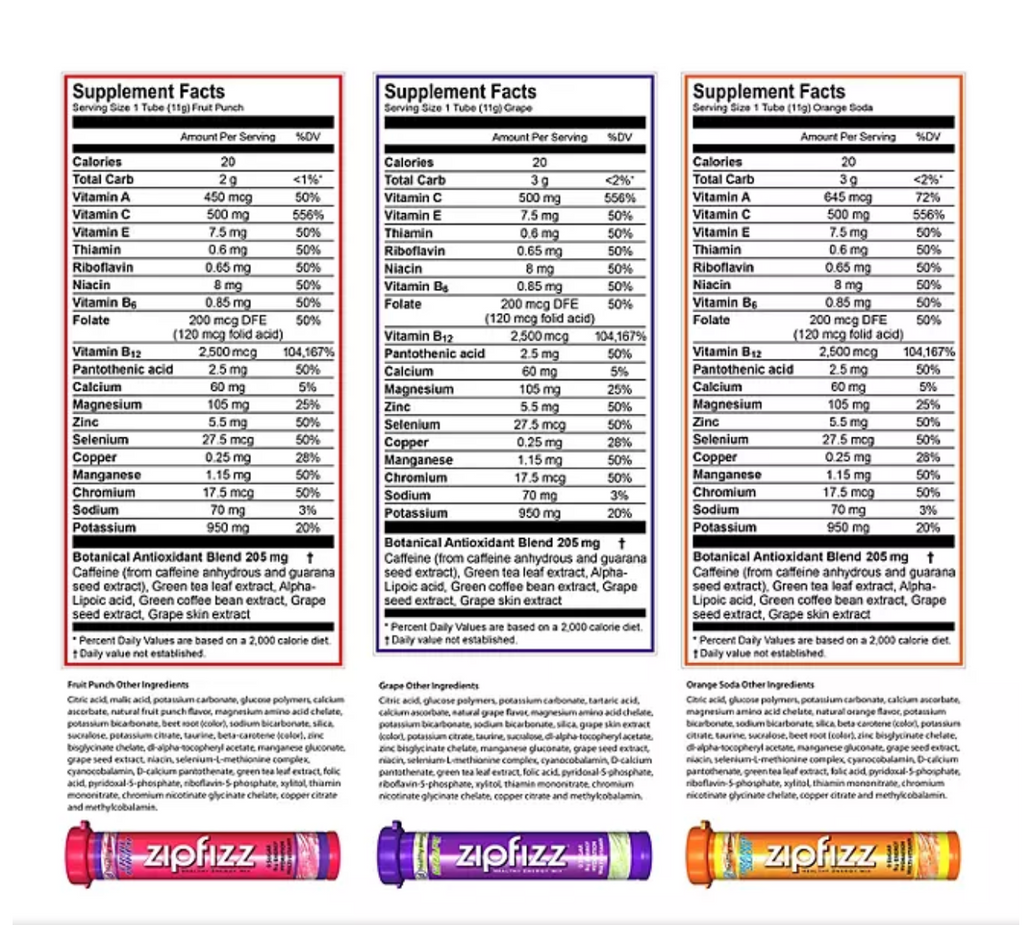 Zipfizz Drink Mix Combo Pack (30 ct.)