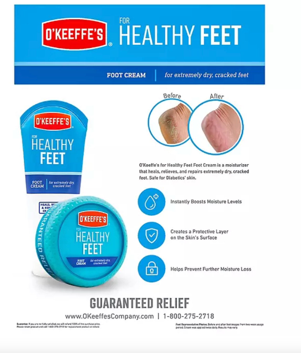 O'Keeffe's Healthy Feet and Healthy Feet Night Treatment (3 oz., 3 pk.)