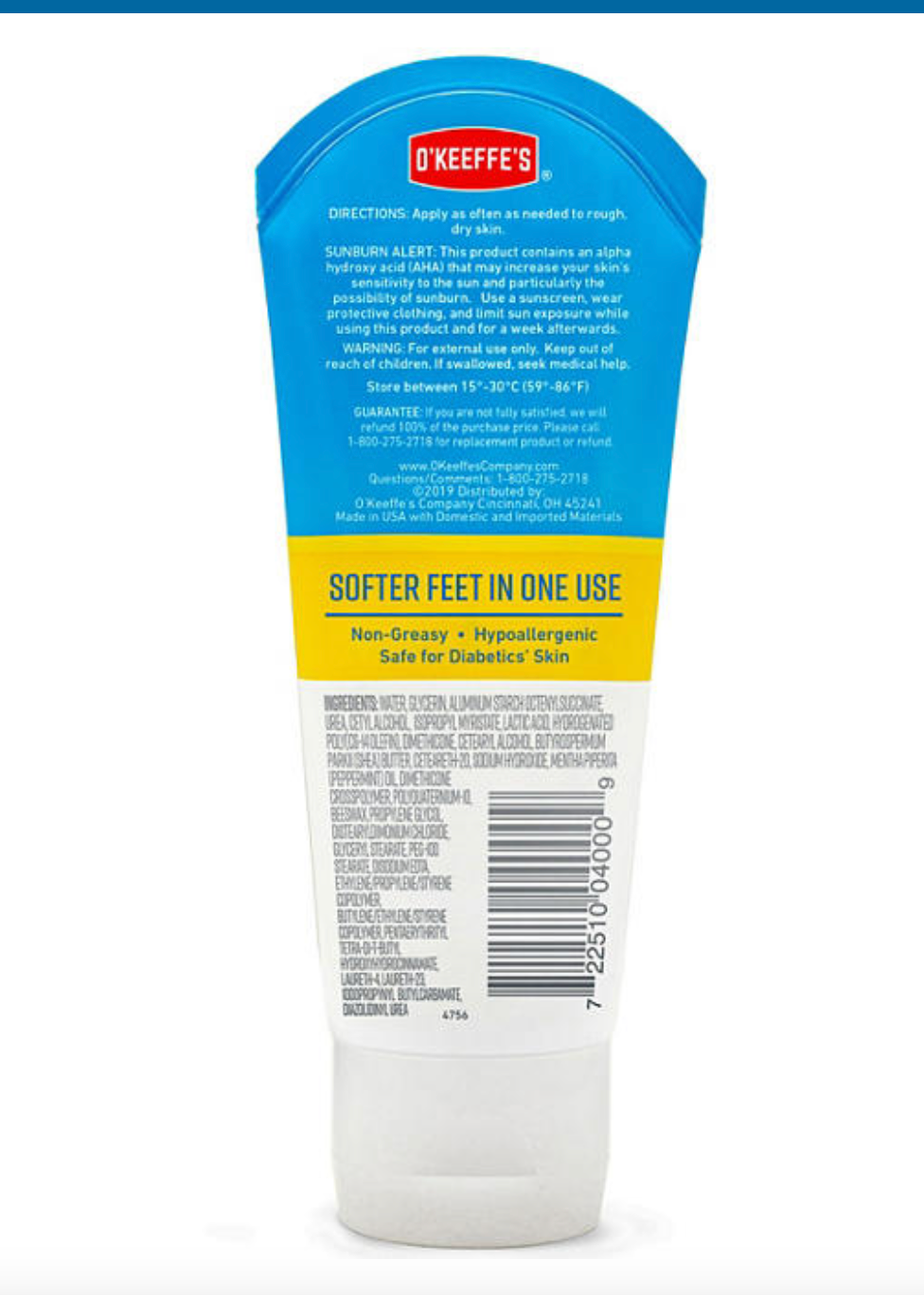 O'Keeffe's Healthy Feet and Lip Repair Variety Set