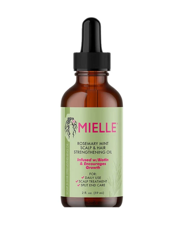 Original Mielle Rosemary Mint Scalp Hair Strengthening Oil Encourages Growth Hair Masque Nourishing Treatment Shampoo Hair Care