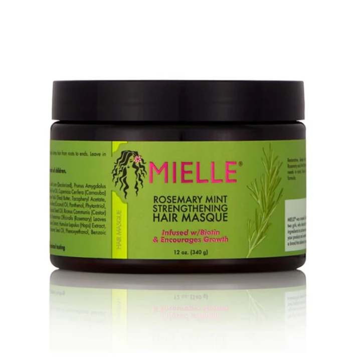 Original Mielle Rosemary Mint Scalp Hair Strengthening Oil Encourages Growth Hair Masque Nourishing Treatment Shampoo Hair Care
