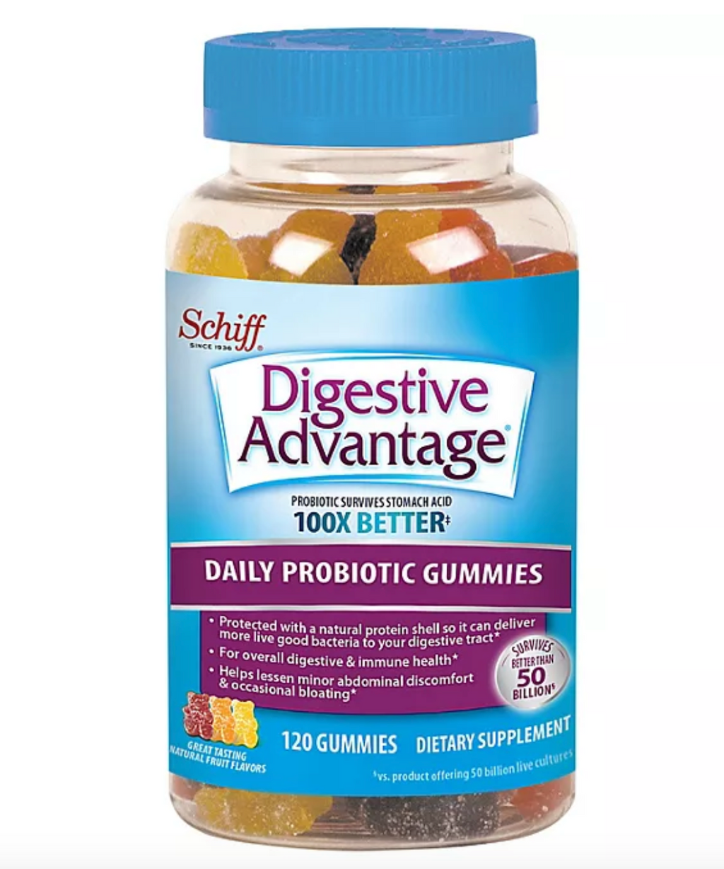 Digestive Advantage Daily Probiotic Gummies (120 ct.).