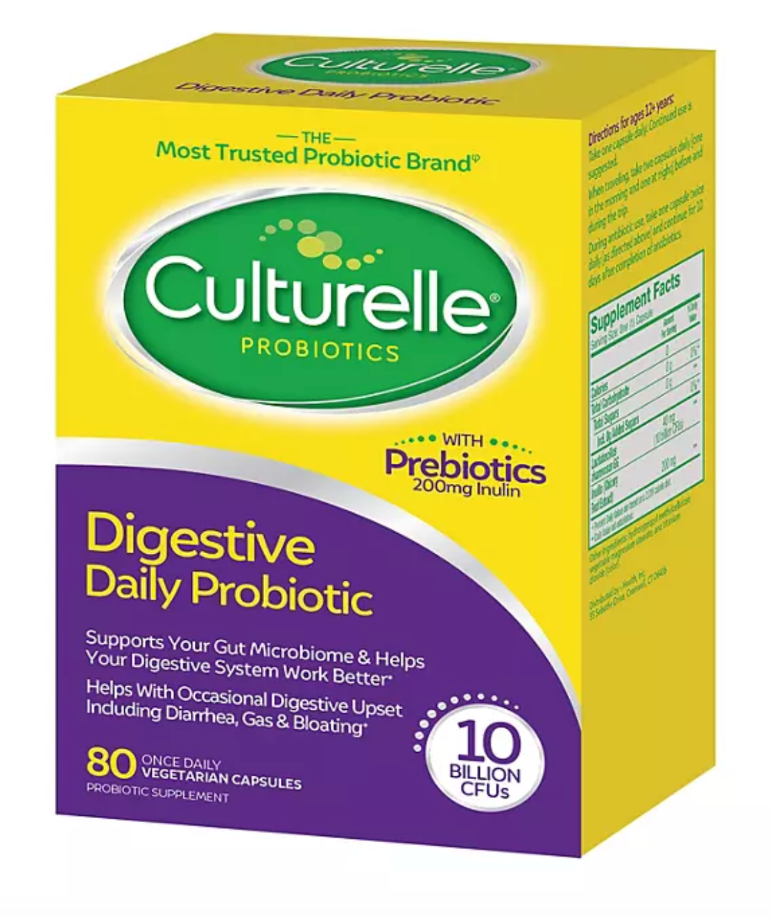 Culturelle Daily Probiotic Supplement Capsules (80 ct.)
