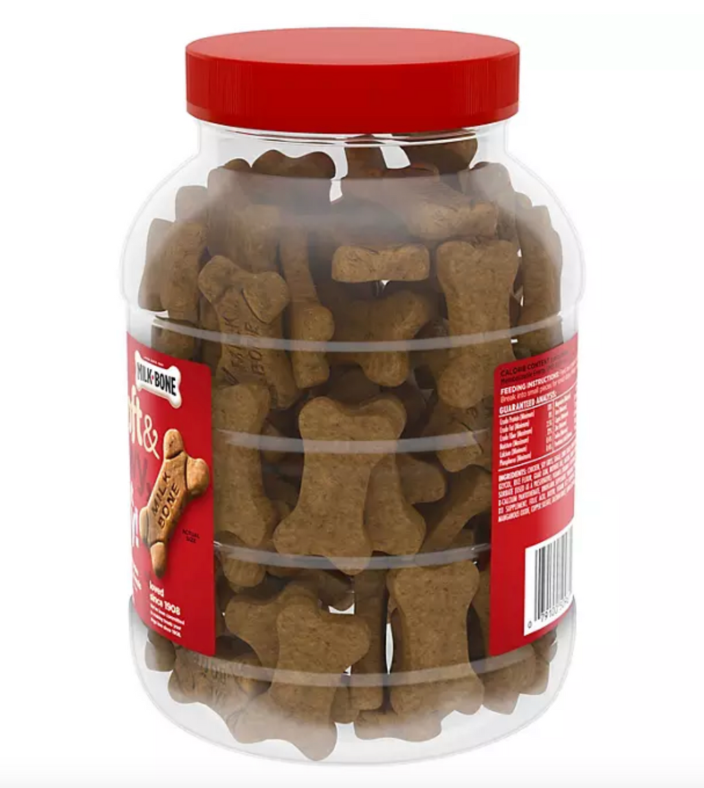 Milk-Bone Soft & Chewy Dog Snacks, Chicken Recipe (37 oz.)