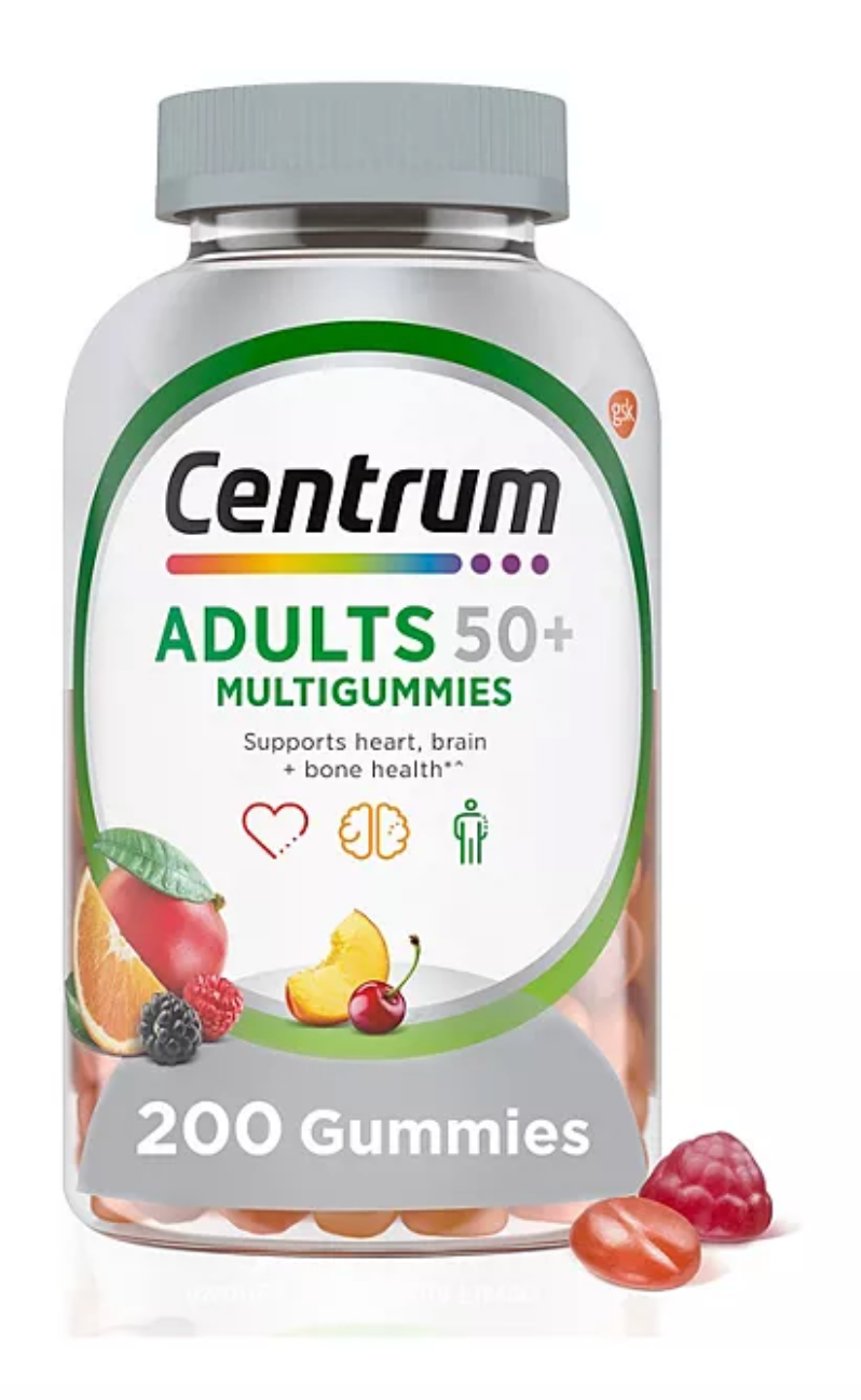 Centrum MultiGummies Multivitamin Gummies for Adults 50 Plus (200 ct.)