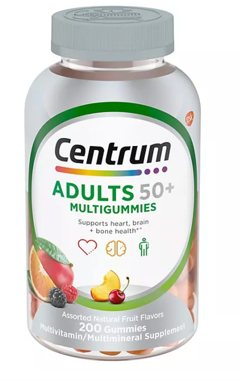 Centrum MultiGummies Multivitamin Gummies for Adults 50 Plus (200 ct.)