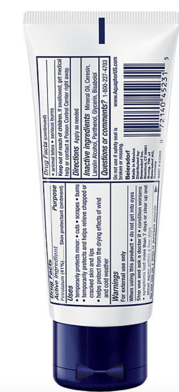 Aquaphor Advanced Therapy Healing Ointment (1.75 oz., 4 pk.)