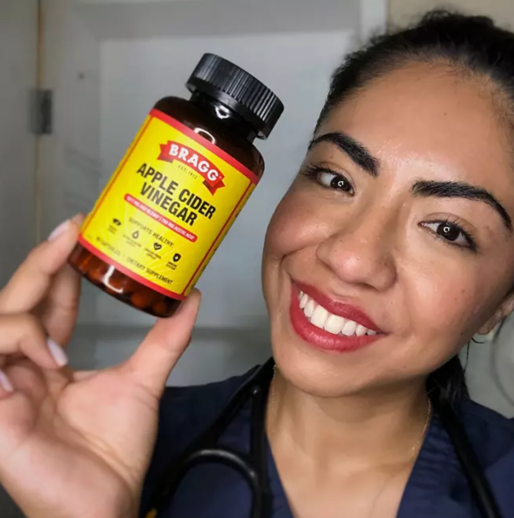Bragg Apple Cider Vinegar 750 mg Capsules (180 ct.)