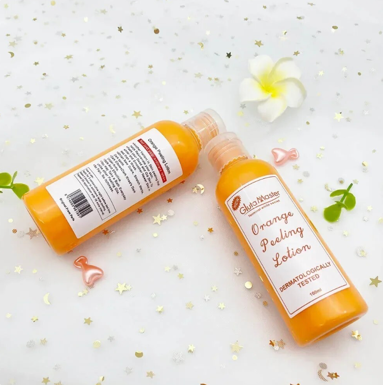 Orange Peeling Lotion 100ml Remove Body Dead Skin Exfoliating Whitening and Smoothing Body Skin Care Product Peeling Oil