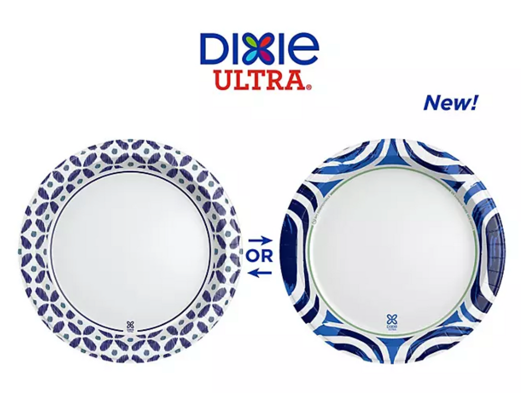 Dixie Ultra Heavyweight Dinner Paper Plates, 10", 186 ct.