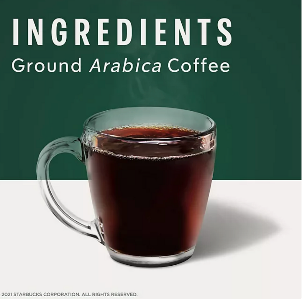Starbucks Caffe Verona Ground Coffee, Dark Roast, 40 oz.