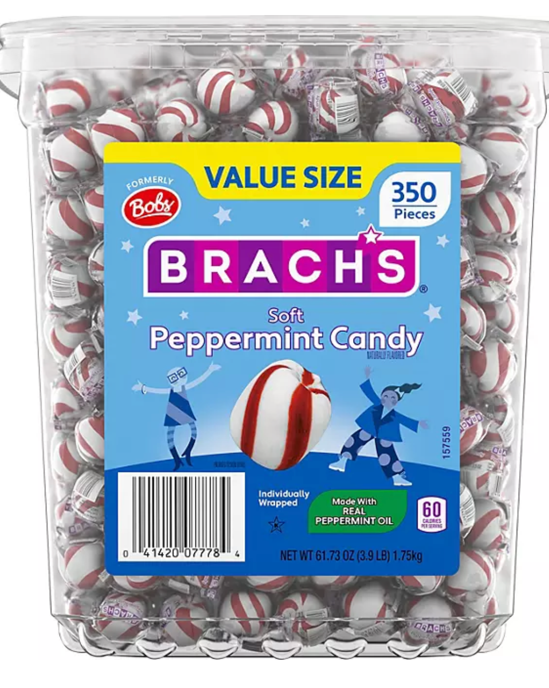 Brach's Soft Peppermint Candies, 350 pcs.