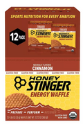 Honey Stinger Gluten-Free Organic Energy Waffle, Cinnamon, 12 ct.