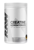RAW Nutrition Creatine Monohydrate Powder, Unflavored, 510g 100 Servings
