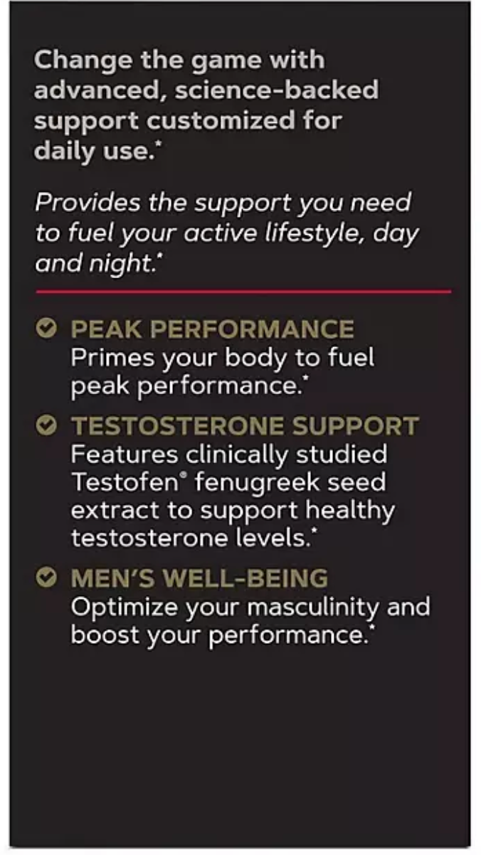 GNC Mega Men Advanced Men's Testosterone, 120 ct.