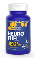 Natural Stacks Neuro Fuel Vegan Capsules for Focus and Memory 75 ct.