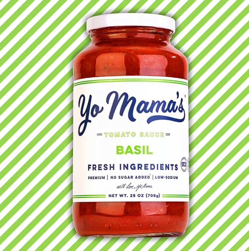 Yo Mama's Foods Low-Sodium Pasta Sauce, Tomato Basil 25 oz., 3 pk.