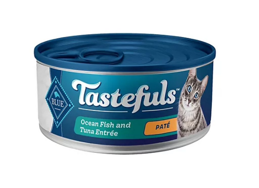 Blue Buffalo Tastefuls Pate Wet Cat Food, Variety Pack 5.5 oz., 32 ct.