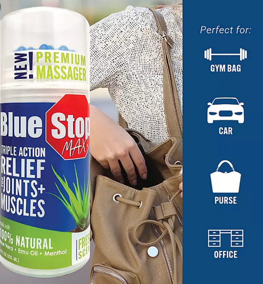 Blue Stop Max for Body Aches Massager Stick (3.4 oz., 2 pk.)
